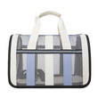 BORSA TRASPORTINO SEMIRIGIDA STRIPES CIELO